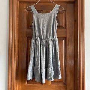 Thick Strap Gray Dress Size M